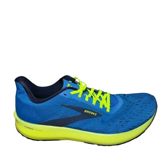 Brooks Other - Brooks Men's Blue and Neon Yellow Athletic Shoes Hyperion max size 12